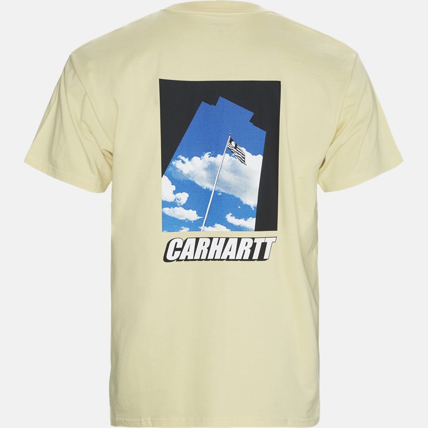 Carhartt WIP T-shirts S/S POST I027108 PALE YELLOW